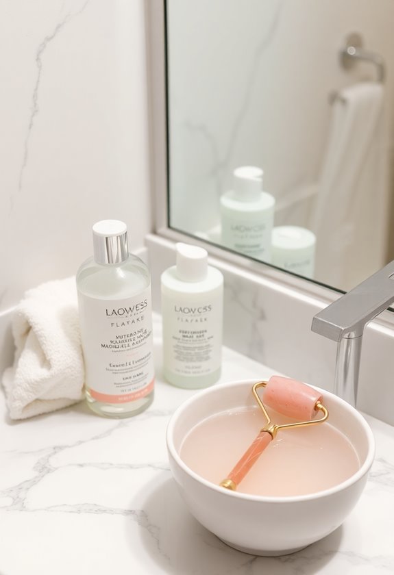 mild facial cleansing routine
