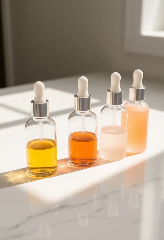 morning serum application routine